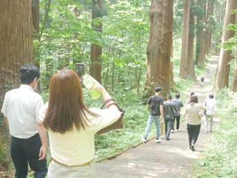 社員旅行_羽黒山
